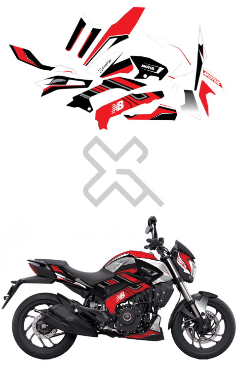 Dominar Motul Edition Sticker | Dominar 400 Full Body Sticker